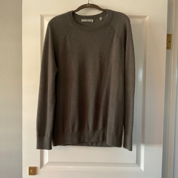 Vince crewneck 100% cashmere grey sweater, xs - Picture 1 of 4